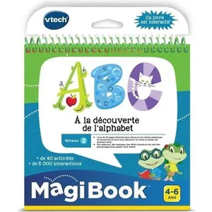 Comparateur de prix : VTECH - Livre Interactif Magibook - ABC, À La Découverte De L'Alphabet