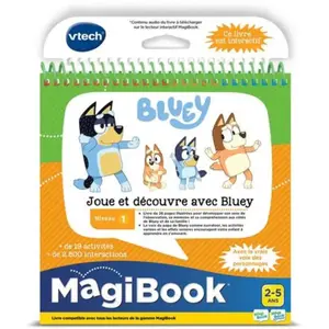 VTECH - MAGIBOOK - JOUE ET DECOUVRE AVEC BLUEY - Multicolore pas cher