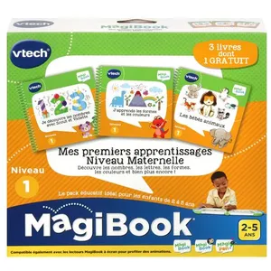 Comparateur de prix : Pack de trois livres Vtech MagiBook Mes premiers apprentissages