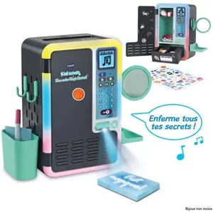 Jeu électronique Vtech KidiSecrets, mon casier Magic Reveal Noir