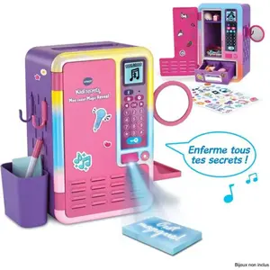 Jeu électronique Vtech KidiSecrets, mon casier Magic Reveal Violet