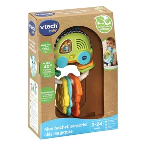 Comparateur de prix : Hochet Sensoriel Clés Magiques Vtech Baby en bioplastique