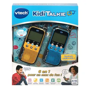 Comparateur de prix : VTech - KidiTalkie, Talkie-Walkie Enfants, Jouet Ã Lectronique Ã ducatif â   Version FR