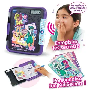 Comparateur de prix : Vtech Kidisecrets 365 - mon journal intime vocal (noir) 80-581965