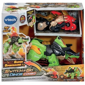 Vtech Switch and go dinos combo - spinops, le super spinosaure 2 en 1