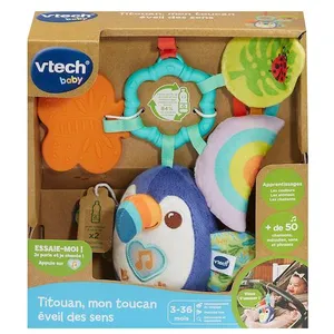 Jouet musical d'éveil Vtech Baby Titouan mon toucan éveil des sens