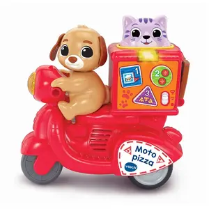 Vtech Moto Pizza Express Livraison Véhicule Interactif Version Espagno... pas cher