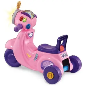 Comparateur de prix : VTECH PORTEUR SCOOTER INTERACTIF 3 EN 1 ROSE