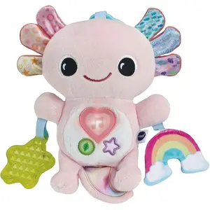 VTech Eliott le Bébé Axolotl Musical - Peluche Éducative et Interactive pas cher