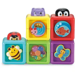 VTech Cubes sensorielles animaux surprises Multicolore pas cher