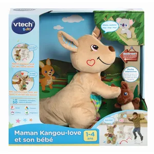 Jeu éducatif Vtech Baby Maman Kangou et son bébé intéractifs pas cher