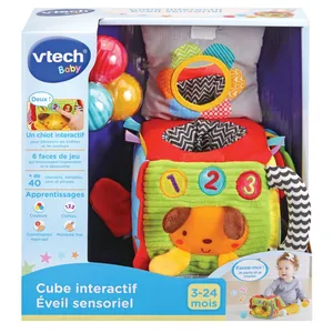 Comparateur de prix : VTECH - 528205 - Cube Interactif Eveil Sensoriel TU