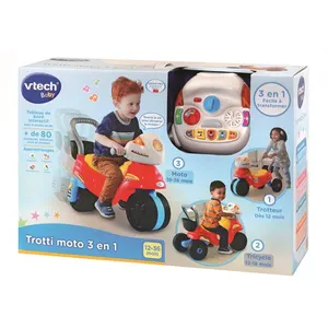 Comparateur de prix : VTECH BABY - Trotteur Porteur Moto 3 en 1