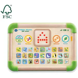 VTECH - Play Green - Tablette Éducative ABC Nature - Jouet Bois FSC® pas cher
