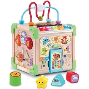 Comparateur de prix : Cube nature interactif multiactivité MARRON Vtech Baby