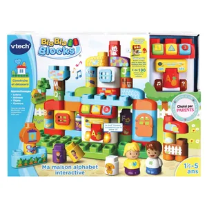 Jeu de construction Vtech Ma maison alphabet interactive pas cher