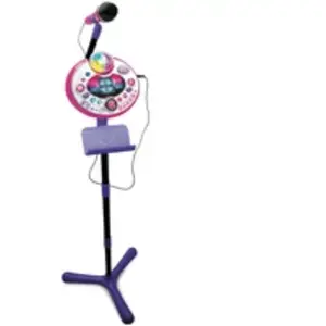 VTECH - Kidi Superstar Lightshow Rose - Micro Karaoké Enfant pas cher