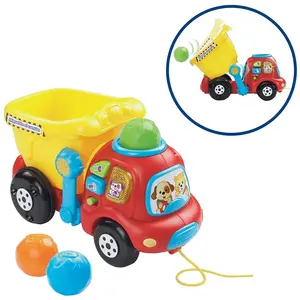Camion interactif Miguelon - VTECH - Rouge pas cher