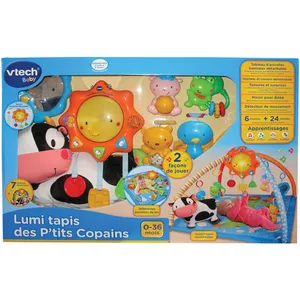VTECH BABY - Lumi Tapis des P'tits Copains Bleu pas cher
