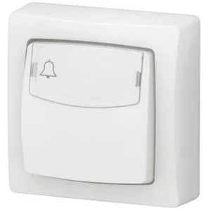 Legrand Poussoir porte-etiquette complet Appareillage saillie - blanc pas cher