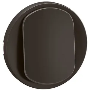 Legrand - Enjoliveur inter ou va-et-vient lumineux Céliane - Noir (CN1001) pas cher
