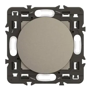 Obturateur Legrand Céliane titanium sans plaque pas cher