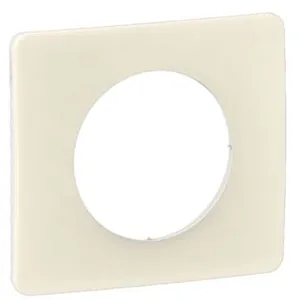 Plaque Céliane 1 poste - Blanc Amande - Legrand pas cher