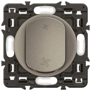 Commande poussoir VMC Legrand Céliane titanium pas cher