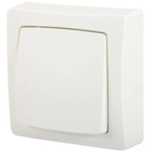 Interrupteur en saillie asl bouton poussoir asl blanc 1 pièce(s) - legrand snc pas cher