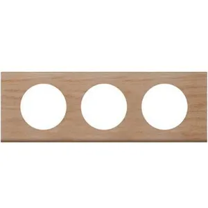 Comparateur de prix : Legrand Plaque de finition triple Legrand C?liane mati?re ch?ne blanchi