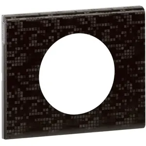 LEGRAND Celiane Plaque de finition 1 poste cuir pixels