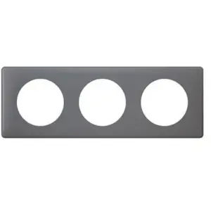 LEGRAND Celiane Plaque de finition 3 postes schiste pas cher