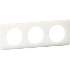 LEGRAND Celiane Plaque de finition 3 postes blanc yesterday pas cher