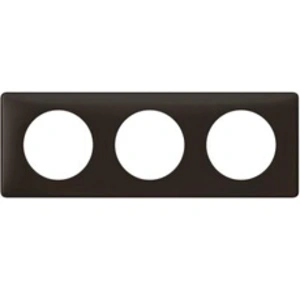 LEGRAND Celiane Plaque de finition 3 postes basalte pas cher
