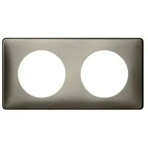 LEGRAND Celiane Plaque de finition 2 postes tungstène pas cher