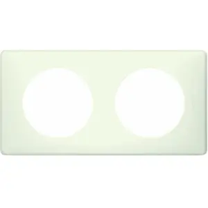 LEGRAND Celiane Plaque de finition 2 postes craie pas cher