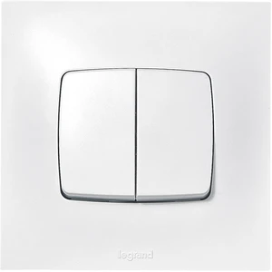 Comparateur de prix : LEGRAND Neptune double poussoir - Blanc