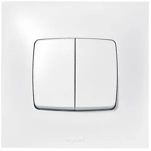 Comparateur de prix : Legrand - Double interrupteur va et vient 10A complet - Neptune - Blanc