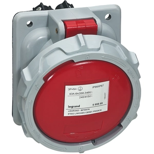 Socle tableau Legrand p17 - 63a - 3p+n+t - 400v - ip67 Legrand 555589 pas cher