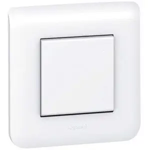 Legrand 099691 Mosaic Interrupteur ou va et Vient Simple, 10A, Blanc pas cher