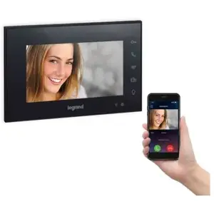 Comparateur de prix : Visiophone connecté Legrand Easy kit écran noir 7"