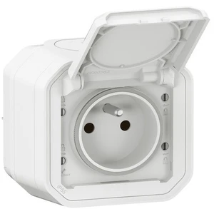 Comparateur de prix : Legrand - Prise de courant avec volet Plexo complet saillie - blanc