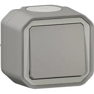 Comparateur de prix : LEGRAND Interrupteur ou va-et-vient étanche Plexo - 10A - Gris