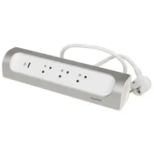 Comparateur de prix : Multiprise LEGRAND FB 3X2P+T CORNER ANGLE USB A+C 1M BLANC
