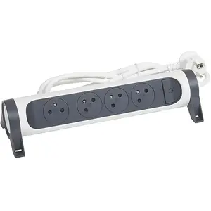 Comparateur de prix : Bloc multiprise Legrand à 4 prises sans interrupteur 16A, 3m blanc