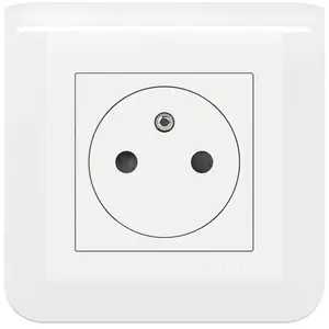 Comparateur de prix : Legrand - Prise de courant Surface Mosaic blanc avec plaque et fixation à griffes