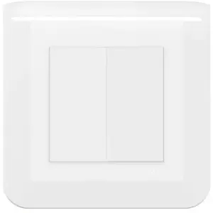 LEGRAND Double interrupteur ou va-et-vient Mosaic - 10A - Blanc pas cher