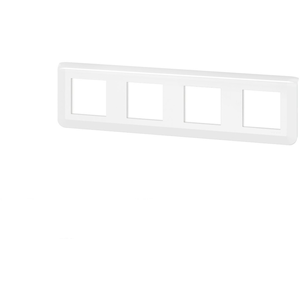 Comparateur de prix : Plaque de finition Blanc MOSAIC 4x2 modules horizontale - LEGRAND -