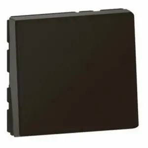 Comparateur de prix : Legrand - Poussoir Mosaic Easy-Led 6A 2 modules - noir mat