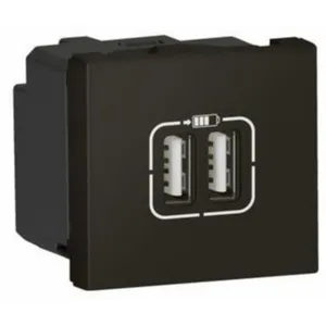 Prise Double Usb 2400 Ma Legrand - Mosaïc - 2 Modules pas cher
